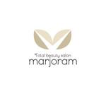 さんのエステ Total beauty salon 『marjoram』のロゴへの提案