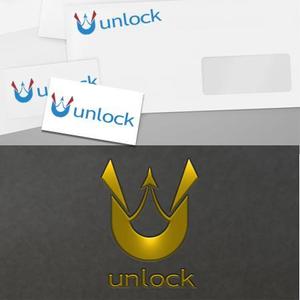 mayumin (mayumi-o)さんの新規事業立上げ支援サービス「unlock」のロゴへの提案