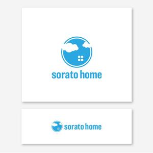 design vero (VERO)さんの住宅建築部新規展開による屋号「sorato home」もしくは、「sorato 建築工房」のロゴへの提案