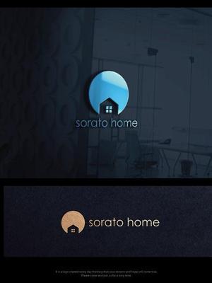 魔法スタジオ (mahou-phot)さんの住宅建築部新規展開による屋号「sorato home」もしくは、「sorato 建築工房」のロゴへの提案