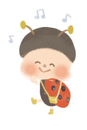 えほんポケット (sara2014)さんのえがおのてんとうむし　イラストへの提案