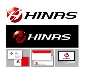 King_J (king_j)さんの新規設立会社：株式会社「HINAS」のロゴへの提案