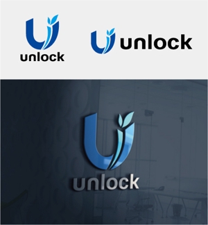 drkigawa (drkigawa)さんの新規事業立上げ支援サービス「unlock」のロゴへの提案