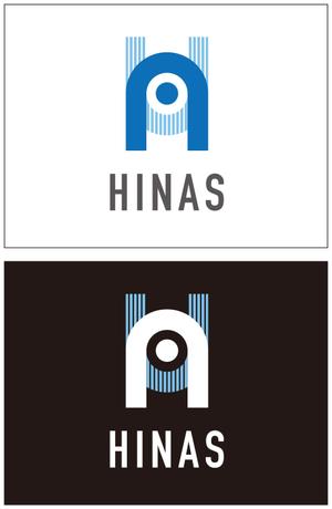 taki-5000 (taki-5000)さんの新規設立会社：株式会社「HINAS」のロゴへの提案