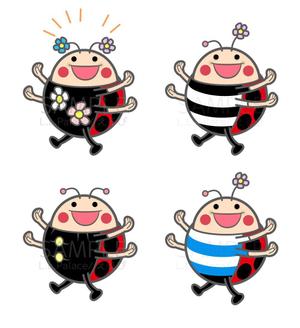 株式会社エルエルパレス／岩気裕司 (elpiy)さんのえがおのてんとうむし　イラストへの提案