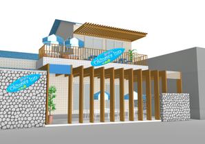 Kohsaka Design (Toyomi)さんの戸建て外壁塗装のデザインの募集　沖縄への提案