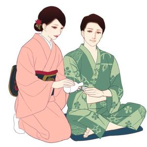 望月 (mochipoko)さんの着物姿の女性の美人画制作の依頼への提案