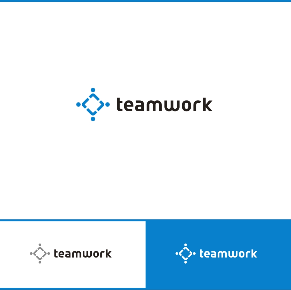 インターネットの訪問接続設定などを行う会社「株式会社チームワーク」のロゴ