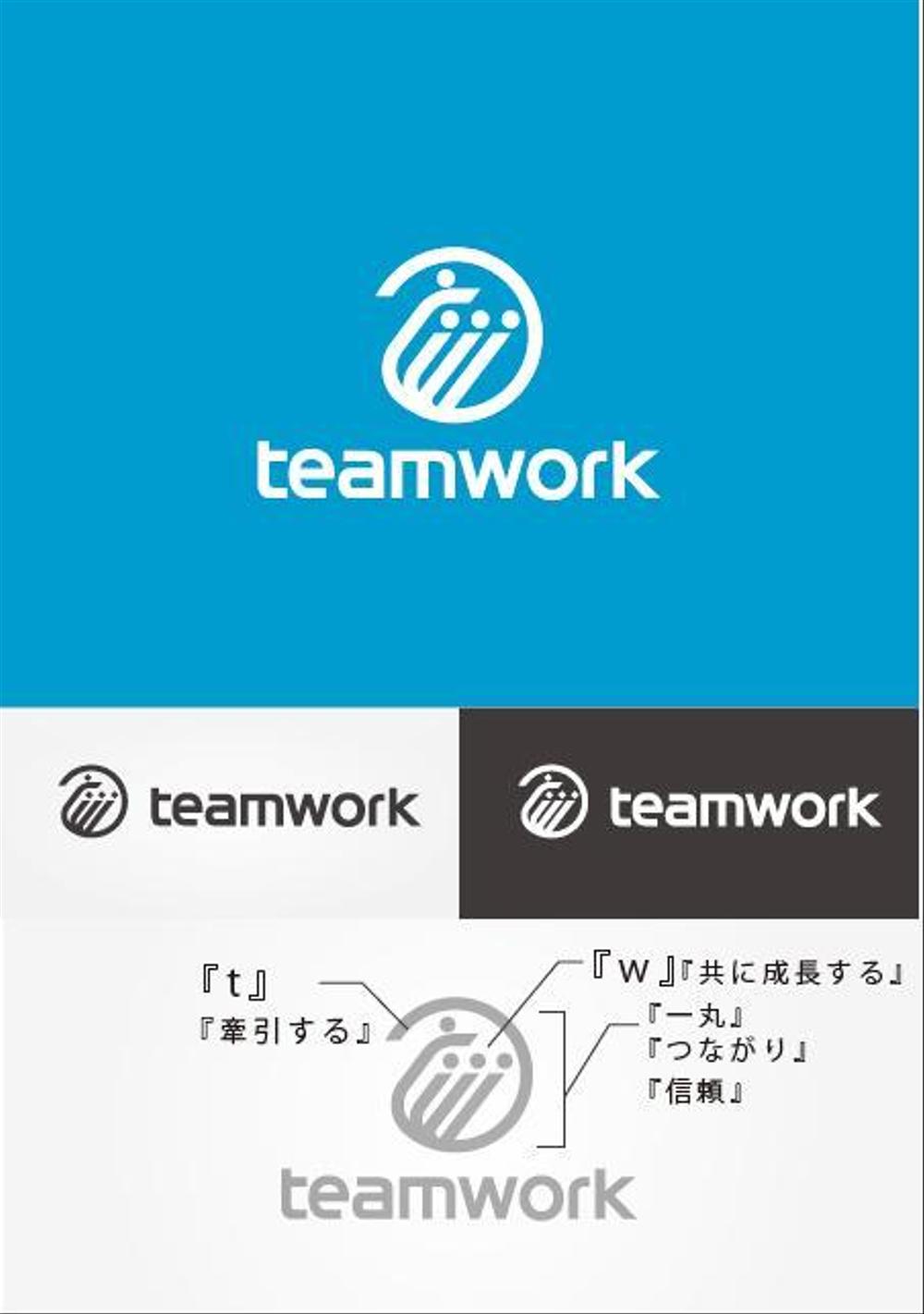 インターネットの訪問接続設定などを行う会社「株式会社チームワーク」のロゴ