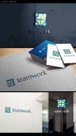 ttttmo (ttttmo)さんのインターネットの訪問接続設定などを行う会社「株式会社チームワーク」のロゴへの提案