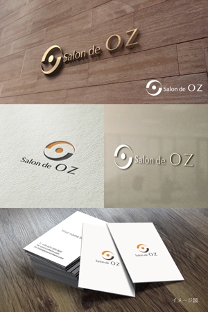 coco design (tomotin)さんのリラクゼーションサロン「salon de oz」のロゴへの提案