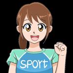 チカ (chikazawa27)さんの20歳代の女性運動トレーナーのキャラクターデザインへの提案