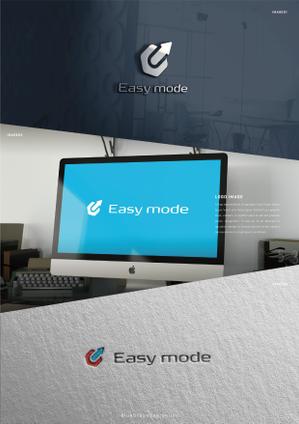 BlueGreen Design (BlueGreen_design_inc)さんの新社名「Easy mode」のロゴ作成への提案
