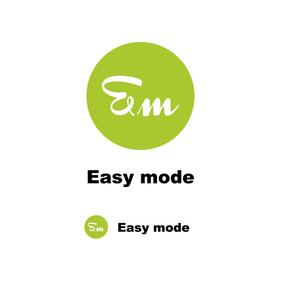 さんの新社名「Easy mode」のロゴ作成への提案