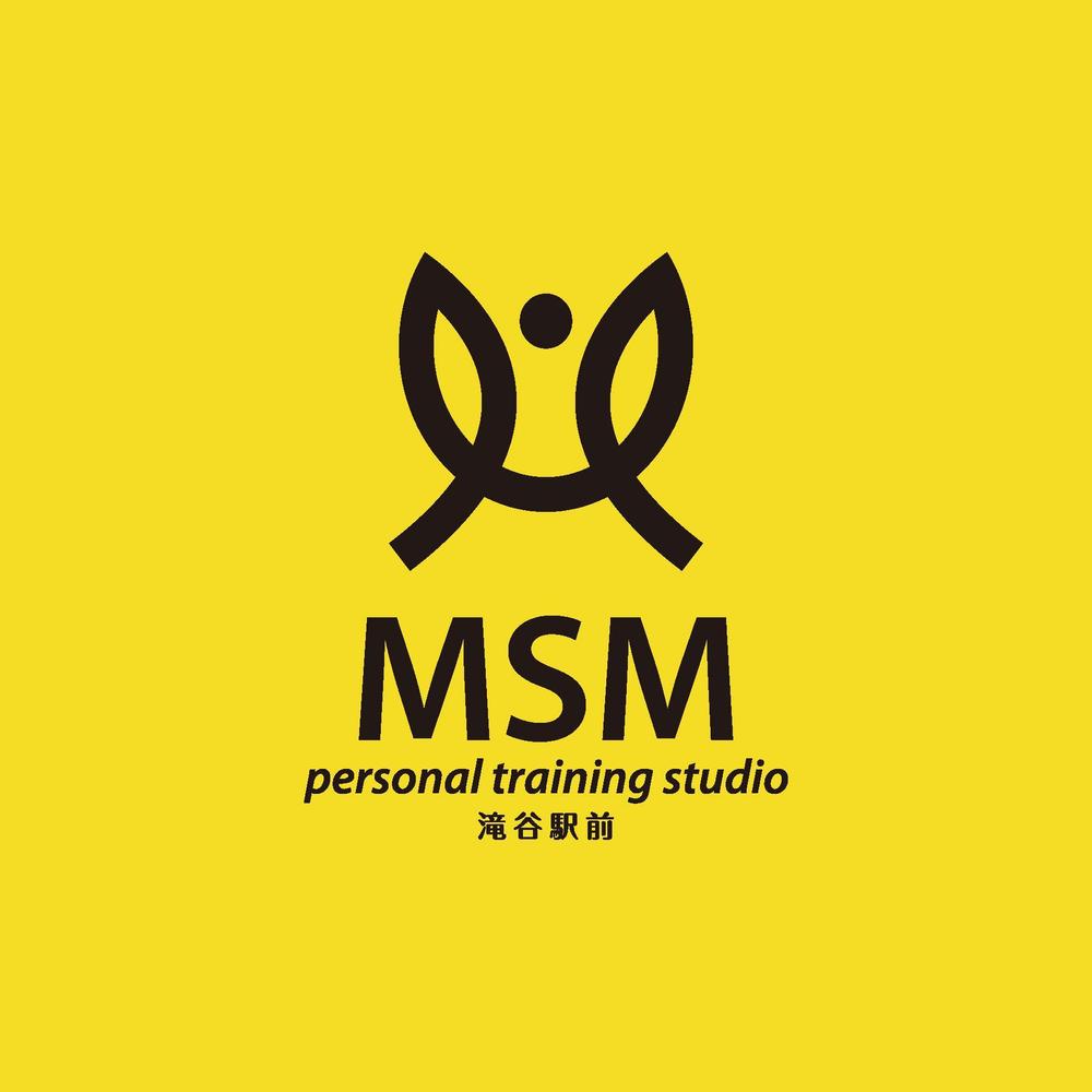「MSM パーソナルトレーニングスタジオ　滝谷駅前」のロゴ作成
