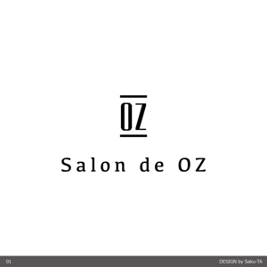サクタ (Saku-TA)さんのリラクゼーションサロン「salon de oz」のロゴへの提案