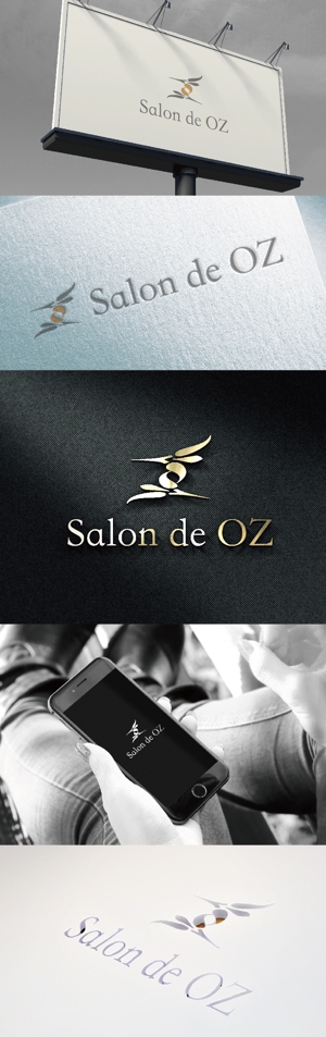 k_31 (katsu31)さんのリラクゼーションサロン「salon de oz」のロゴへの提案