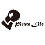 waad (wadanatsu)さんの海賊のように自由に生きる人を増やすメディア「海賊ライフ」のロゴ制作への提案