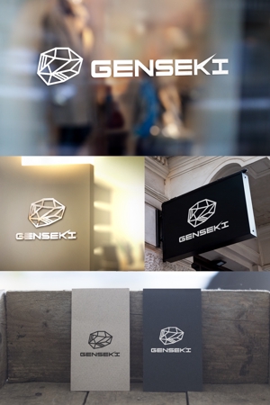 YOO GRAPH (fujiseyoo)さんのロックバンド「GENSEKI」のロゴデザインへの提案