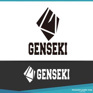 Innocent public tree (nekosu)さんのロックバンド「GENSEKI」のロゴデザインへの提案