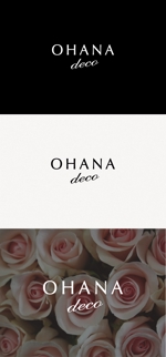 tanaka10 (tanaka10)さんのフラワー装飾会社「OHANA deco」のロゴへの提案