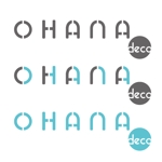 あぐりりんこ (agurin)さんのフラワー装飾会社「OHANA deco」のロゴへの提案