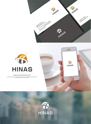 はなのゆめ (tokkebi)さんの新規設立会社：株式会社「HINAS」のロゴへの提案