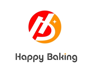 ぽんぽん (haruka322)さんのフルーツ酵母専門パン教室「Happy Baking」のロゴへの提案