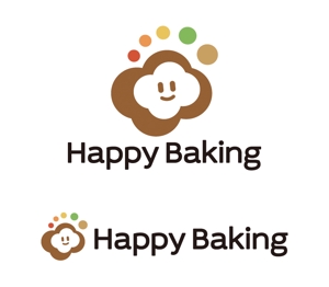 tsujimo (tsujimo)さんのフルーツ酵母専門パン教室「Happy Baking」のロゴへの提案