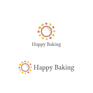 Yolozu (Yolozu)さんのフルーツ酵母専門パン教室「Happy Baking」のロゴへの提案