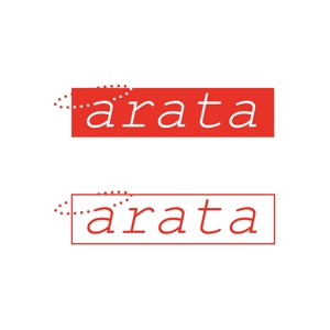 アトリエジアノ (ziano)さんの「arata」のロゴ作成への提案