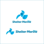 queuecat (queuecat)さんの「Shelter Marine 」のロゴへの提案
