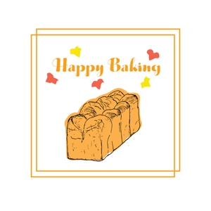 Honda Kotoe (Kotoeswiss)さんのフルーツ酵母専門パン教室「Happy Baking」のロゴへの提案