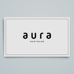 haru_Design (haru_Design)さんの美容室「aura」のロゴへの提案