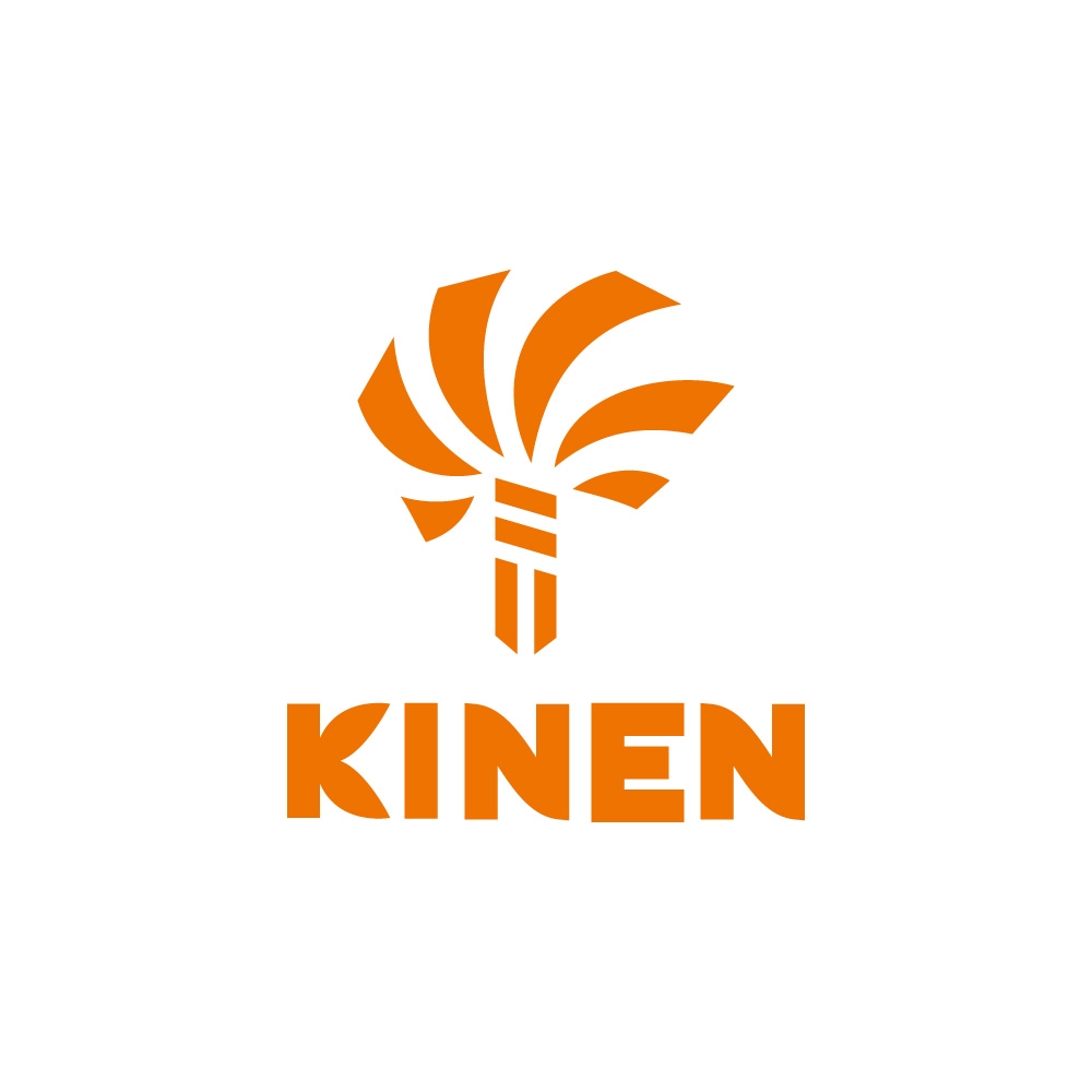 ＳＮＳアプリの会社(KINEN)の文字ロゴとロゴマーク