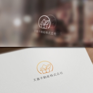 late_design ()さんの不動産業者　「天惠不動産株式会社」のロゴへの提案