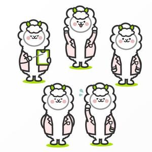 Jelly (Jelly)さんのあるぱかのキャラクターデザインへの提案