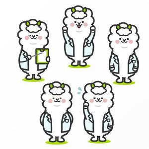 Jelly (Jelly)さんのあるぱかのキャラクターデザインへの提案