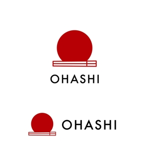 marutsuki (marutsuki)さんの「OHASHI」ブランドの普遍的なデザインロゴへの提案