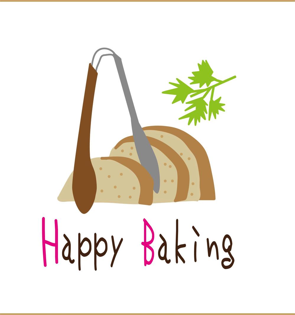 フルーツ酵母専門パン教室「Happy Baking」のロゴ