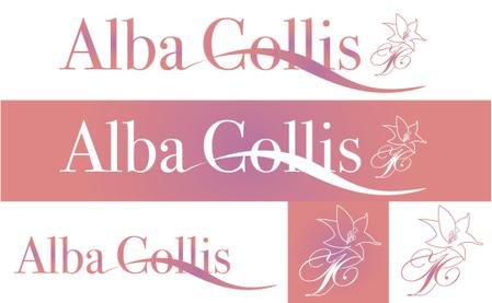 RINGO (M_Fujisawa)さんのルームウェア、小物雑貨ショップサイト「アルバ・コリス」「Alba・Collis」のロゴへの提案