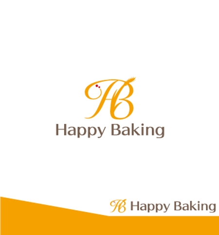 toraosan (toraosan)さんのフルーツ酵母専門パン教室「Happy Baking」のロゴへの提案