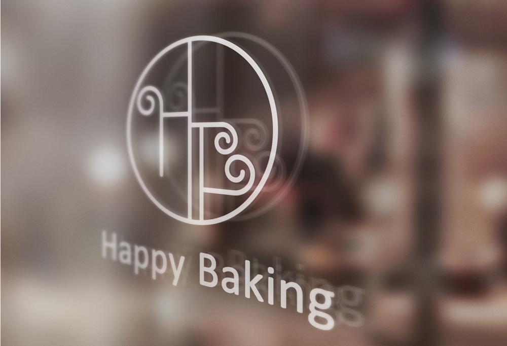 フルーツ酵母専門パン教室「Happy Baking」のロゴ