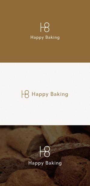 tanaka10 (tanaka10)さんのフルーツ酵母専門パン教室「Happy Baking」のロゴへの提案