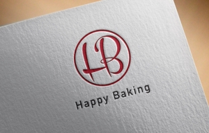 k_lab (k_masa)さんのフルーツ酵母専門パン教室「Happy Baking」のロゴへの提案
