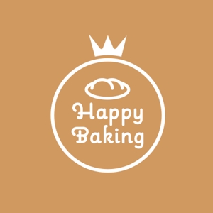 wawamae (wawamae)さんのフルーツ酵母専門パン教室「Happy Baking」のロゴへの提案