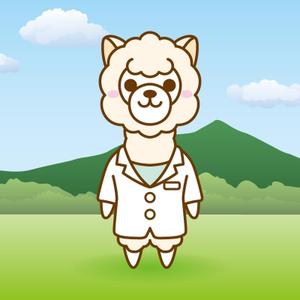 perles de verre (perles_de_verre)さんのあるぱかのキャラクターデザインへの提案