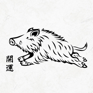 izumi kyou (izukyou)さんの2019年干支（亥）のイラスト依頼【動物】【和風】への提案