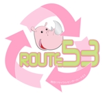 azagizaさんの「ルート５３　ＲＯＵＴＥ５３　ｒｏｕｔｅ５３」のロゴ作成への提案