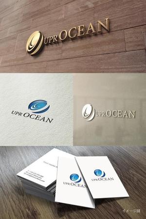 coco design (tomotin)さんのIoTプラットフォーム　「UPR　OCEAN」のロゴへの提案